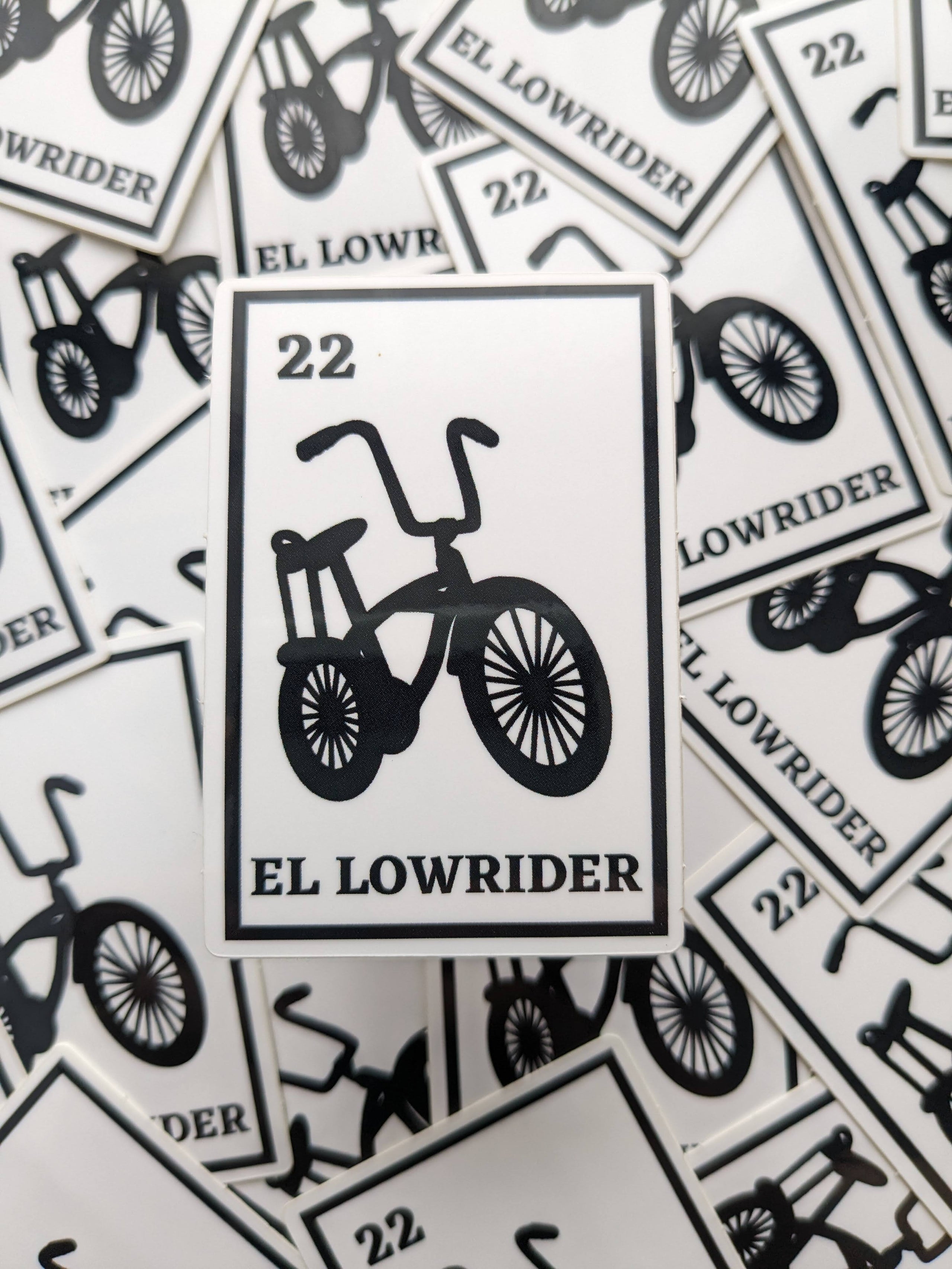 El Lowrider loteria sticker vinyl | Amano Seattle